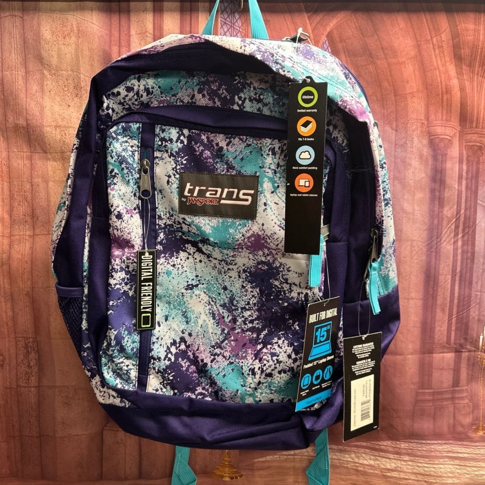 Trans by Jansport 5 Pocket Backpack NEW